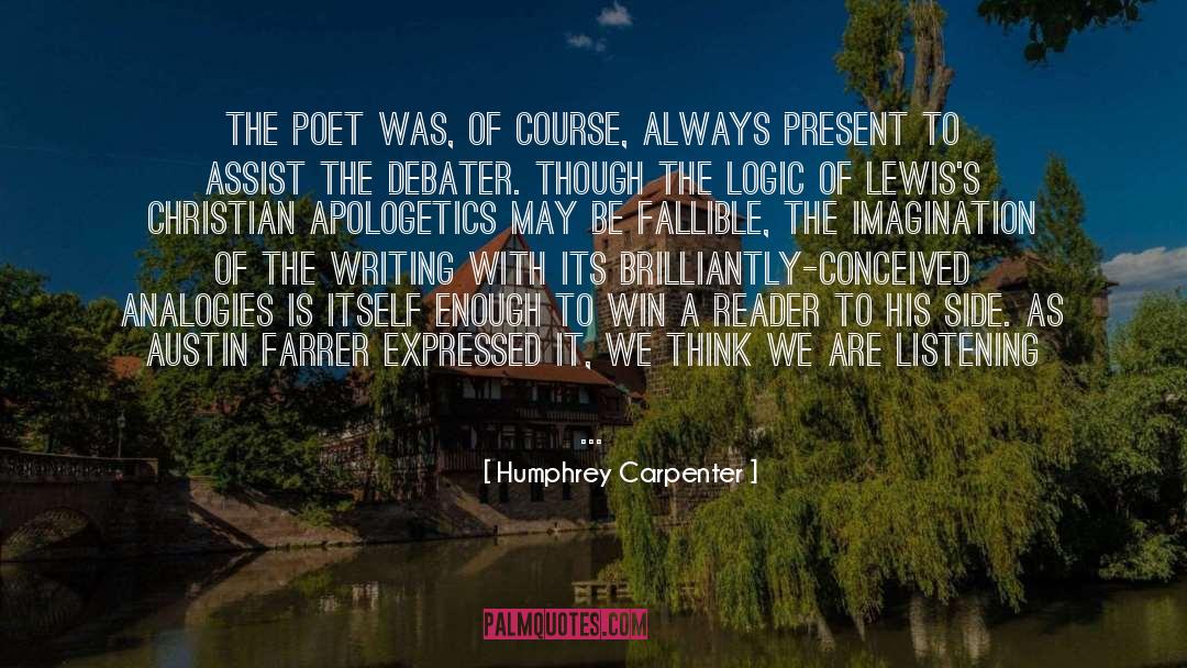 Analogies quotes by Humphrey Carpenter