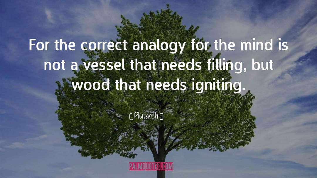 Analogies quotes by Plutarch