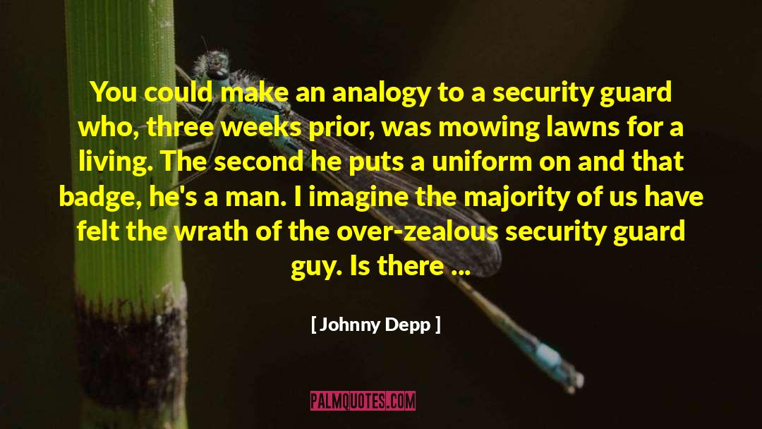 Analogy quotes by Johnny Depp