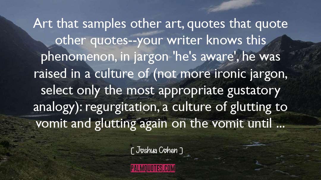 Analogy quotes by Joshua Cohen