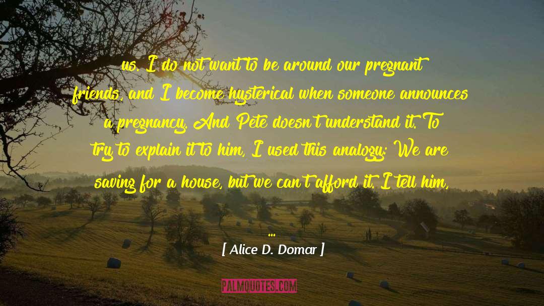 Analogy quotes by Alice D. Domar