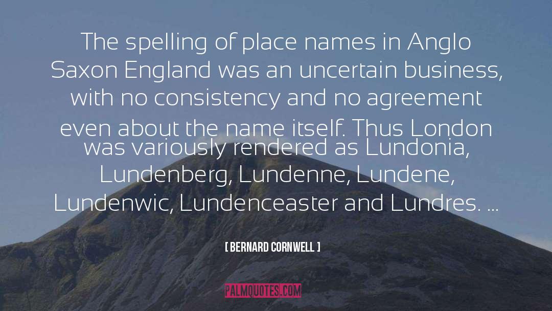 Analysed Spelling quotes by Bernard Cornwell