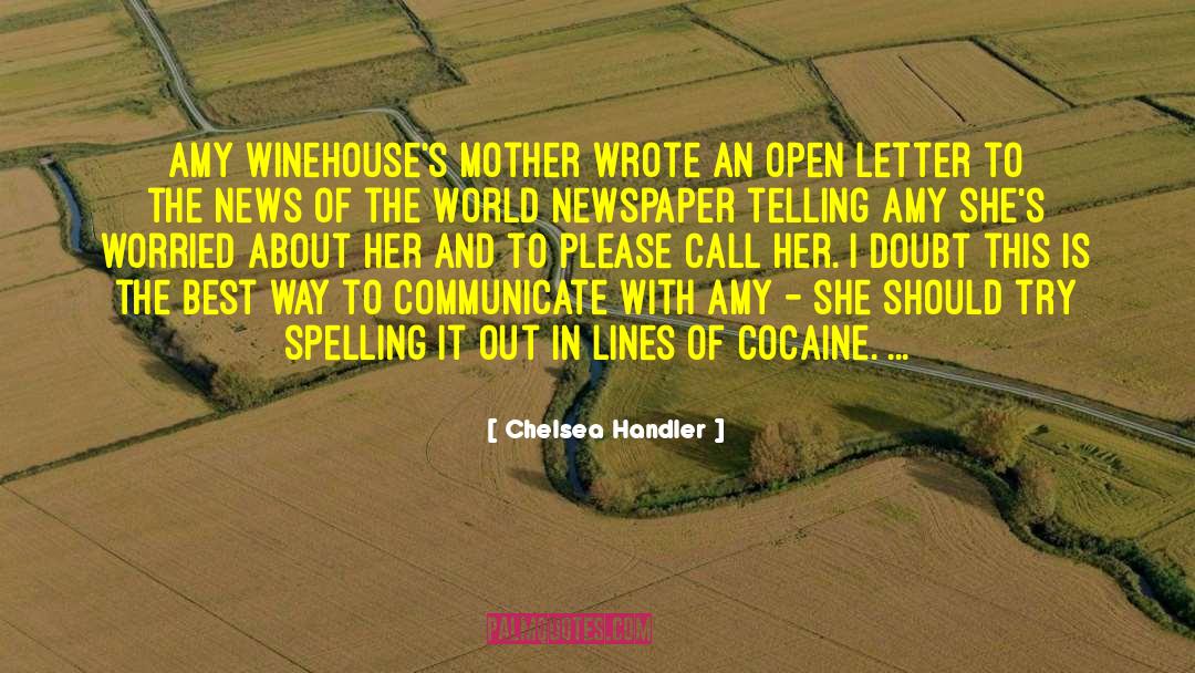 Analysed Spelling quotes by Chelsea Handler