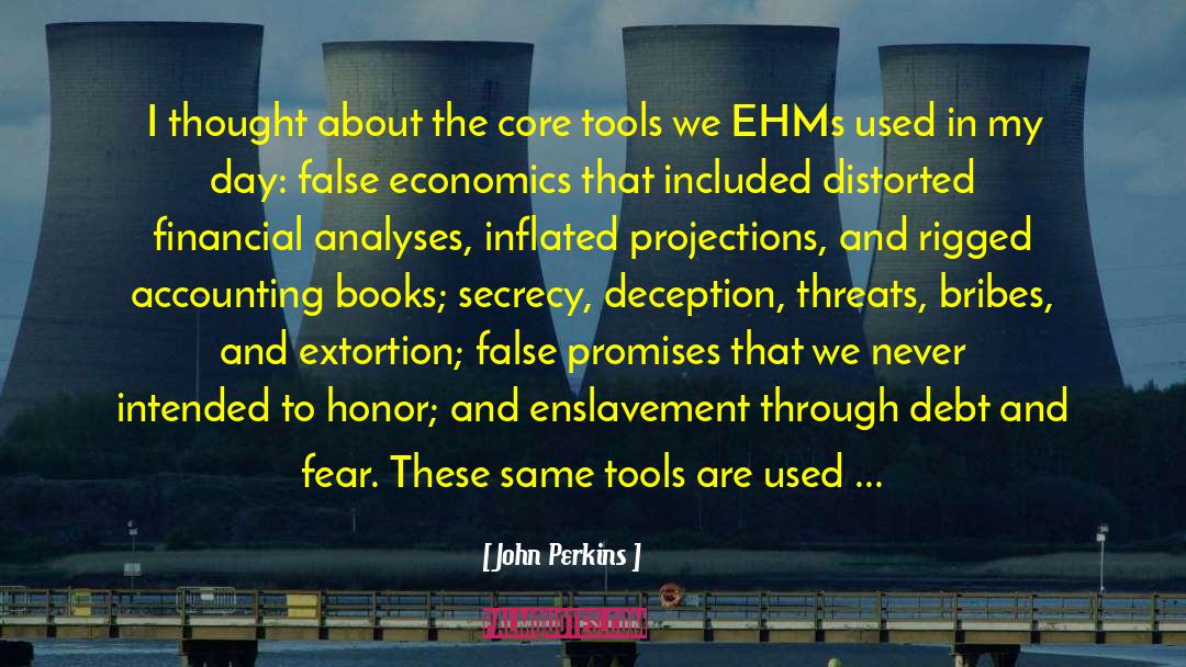 Analyses quotes by John Perkins