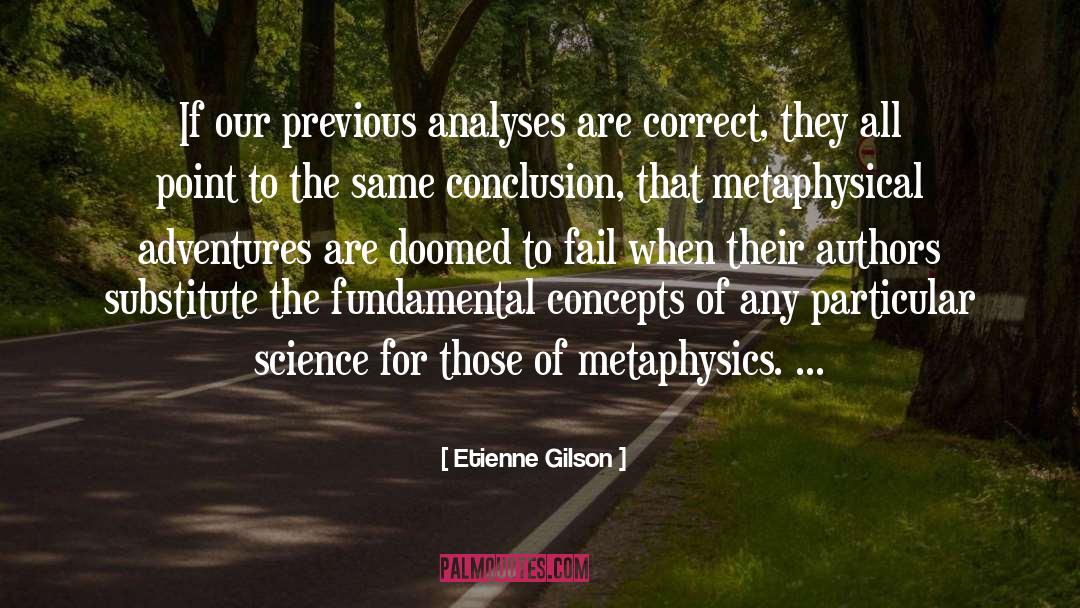 Analyses quotes by Etienne Gilson