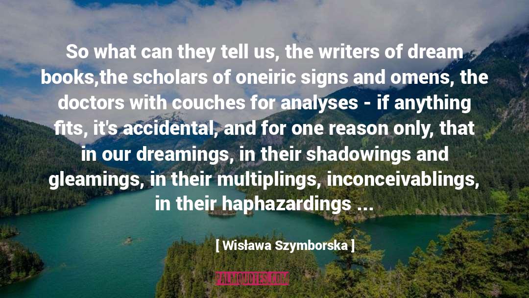 Analyses quotes by Wisława Szymborska