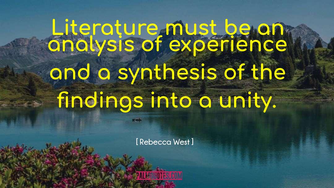 Analysis Of A quotes by Rebecca West