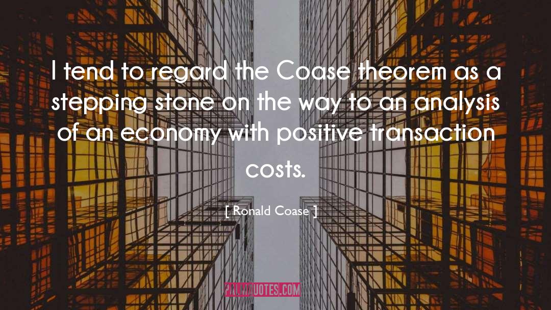 Analysis Of A quotes by Ronald Coase