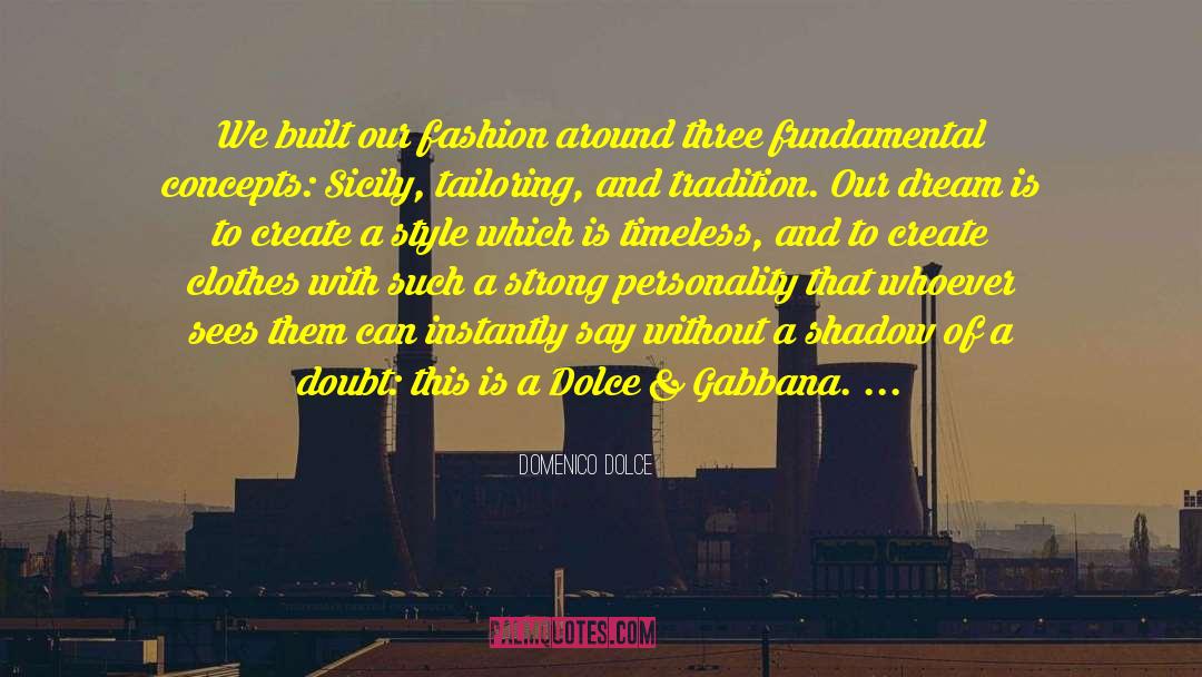 Analysis Of Fundamental Concepts quotes by Domenico Dolce