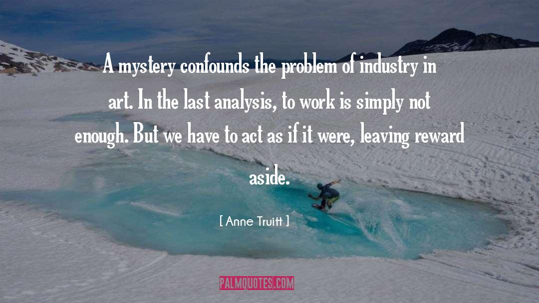 Analysis quotes by Anne Truitt
