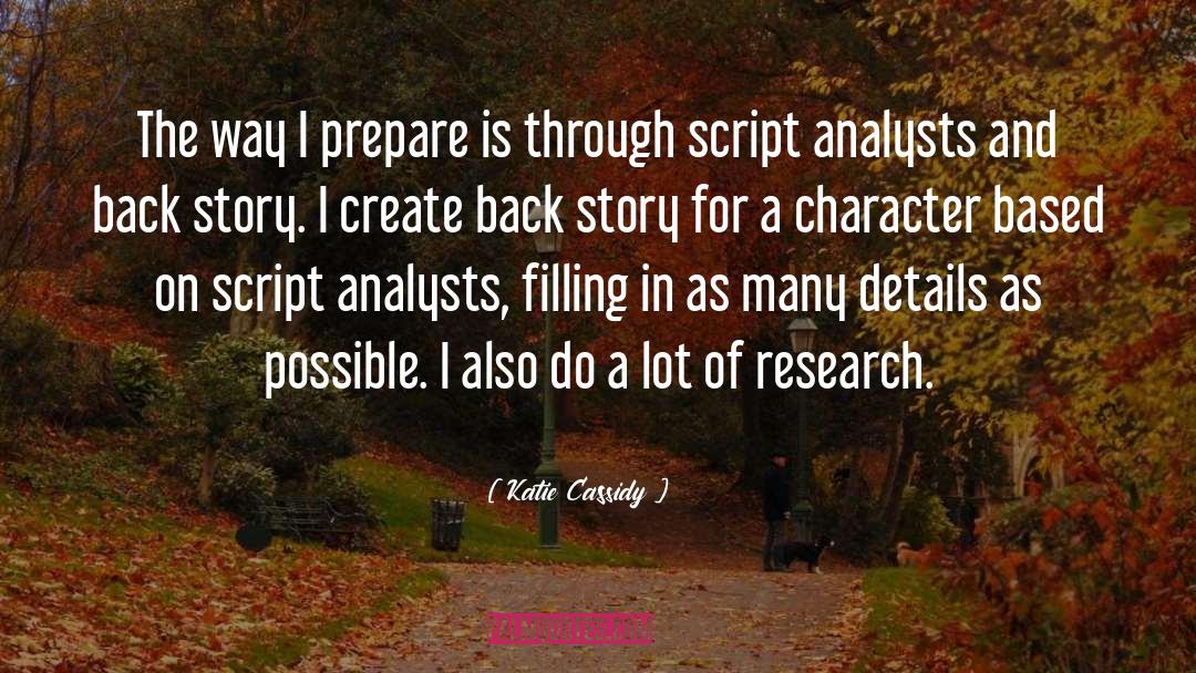 Analysts quotes by Katie Cassidy