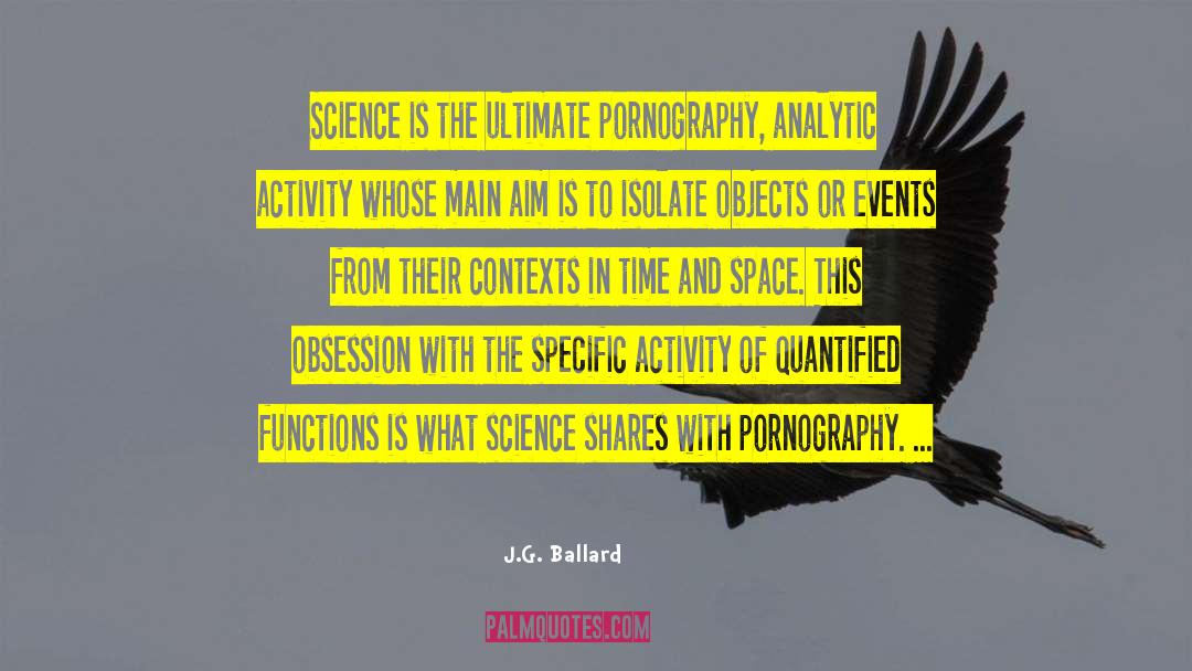 Analytic quotes by J.G. Ballard