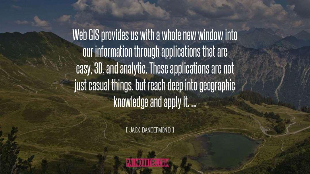 Analytic quotes by Jack Dangermond