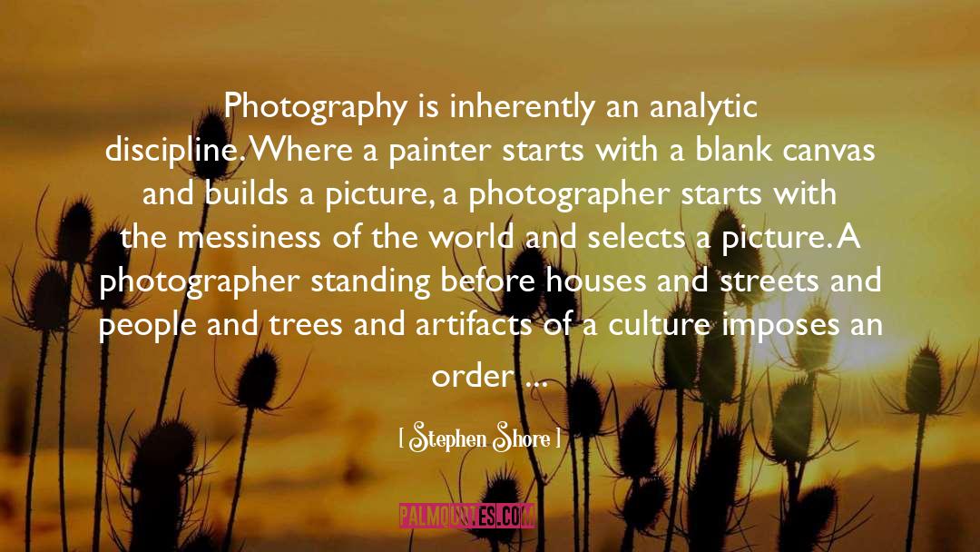 Analytic quotes by Stephen Shore