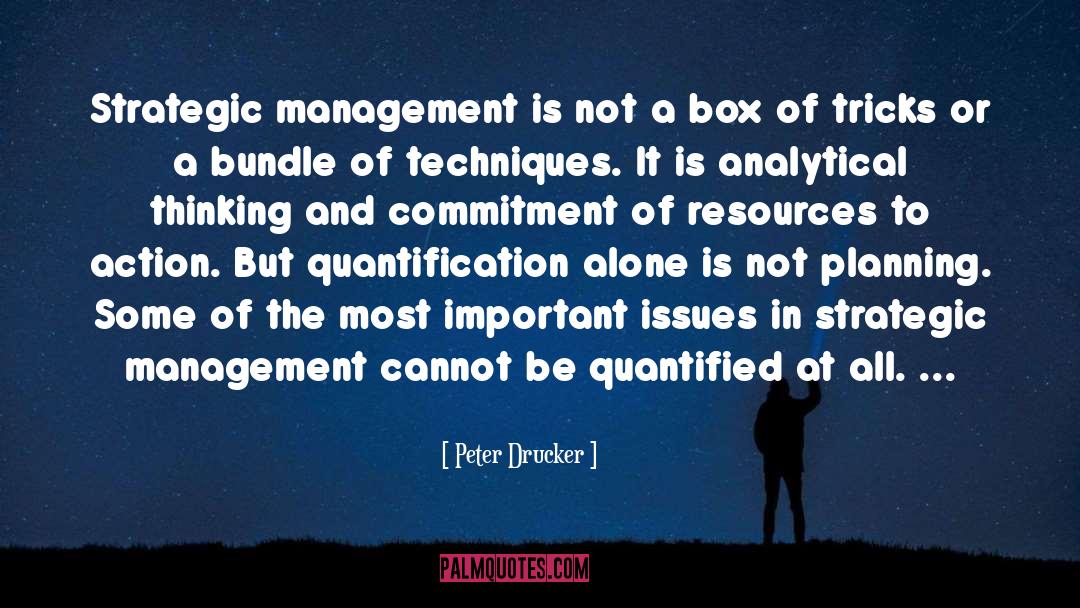 Analytical quotes by Peter Drucker