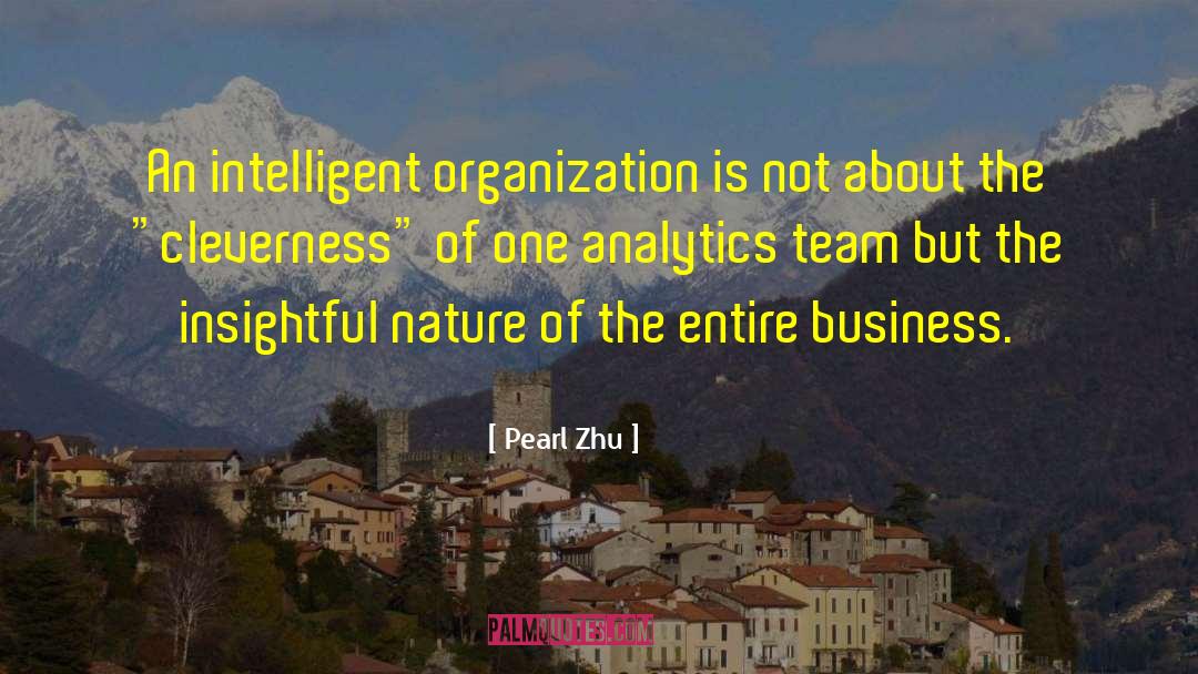 Analytics quotes by Pearl Zhu