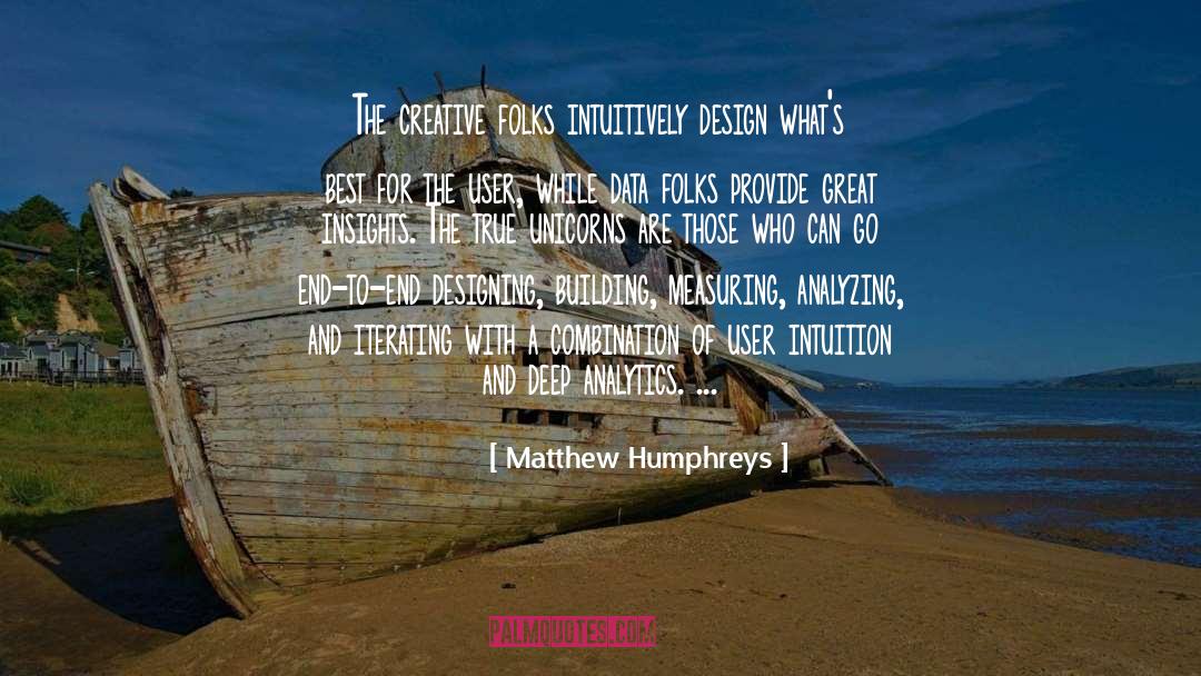 Analytics quotes by Matthew Humphreys
