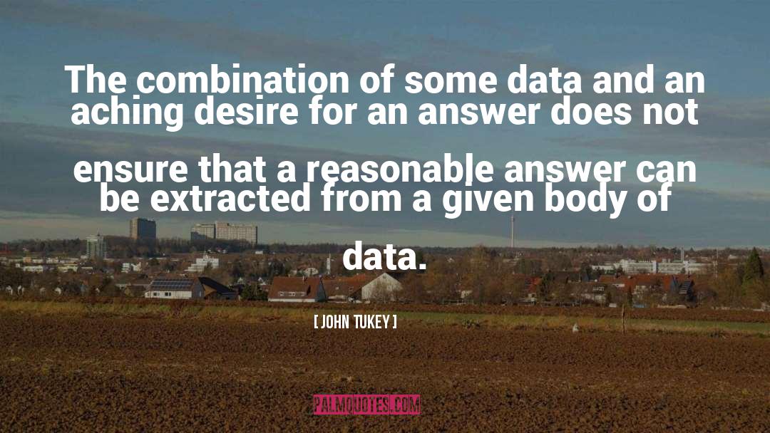 Analytics quotes by John Tukey