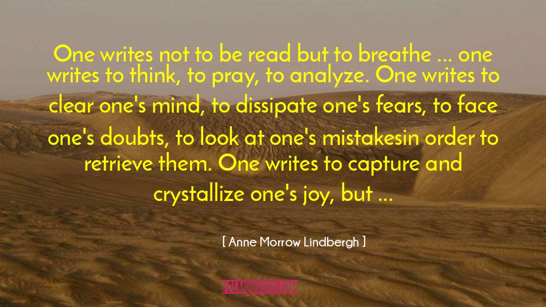 Analyze quotes by Anne Morrow Lindbergh