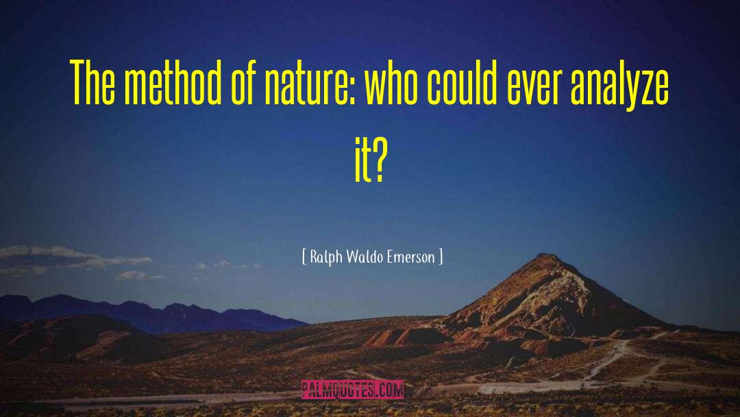 Analyze quotes by Ralph Waldo Emerson