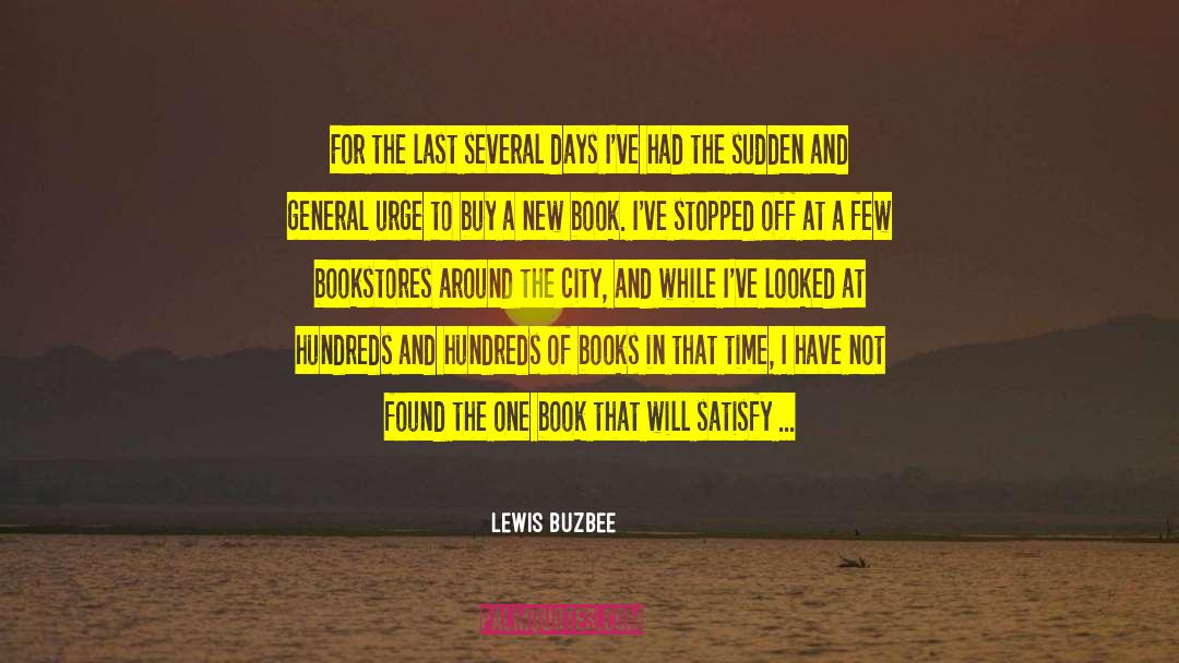 Analyze This quotes by Lewis Buzbee