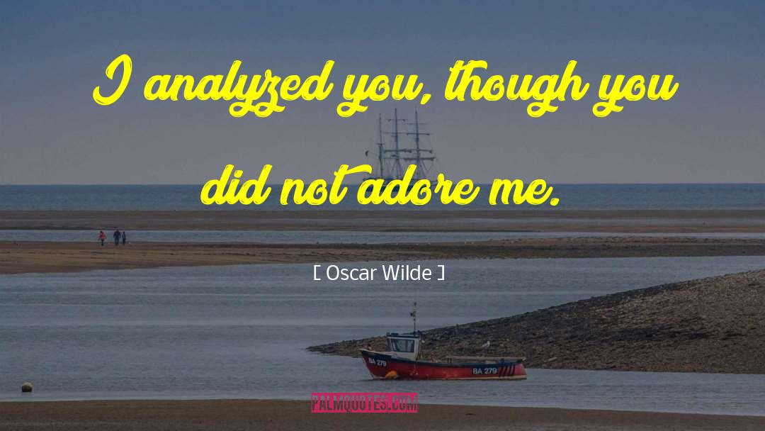 Analyzed quotes by Oscar Wilde