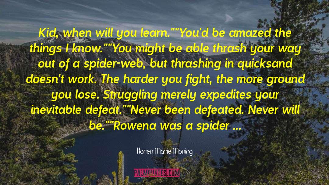 Anansi The Spider quotes by Karen Marie Moning