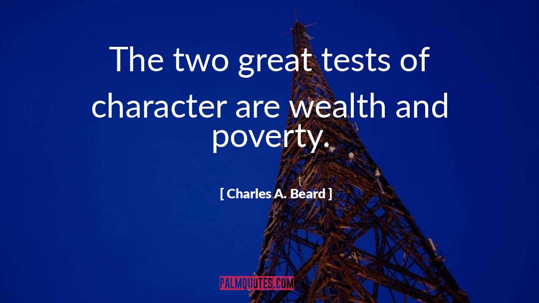 Anarchism Poverty quotes by Charles A. Beard