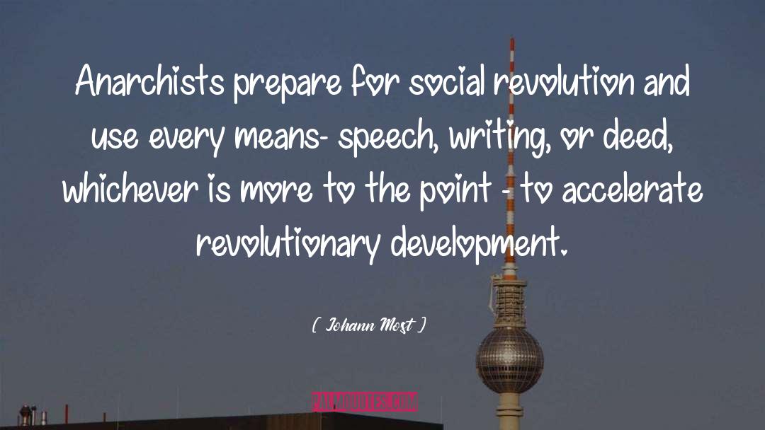 Anarchist quotes by Johann Most