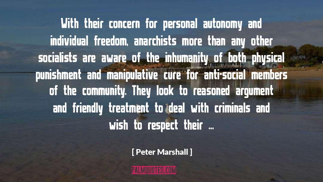 Anarchists quotes by Peter Marshall