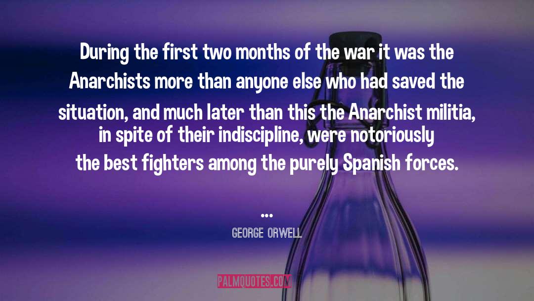 Anarchists quotes by George Orwell