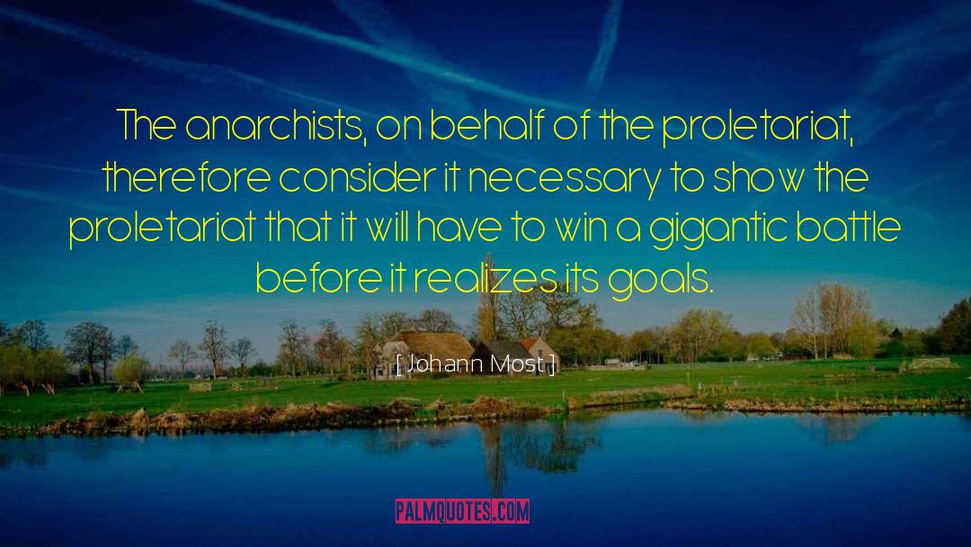 Anarchists quotes by Johann Most