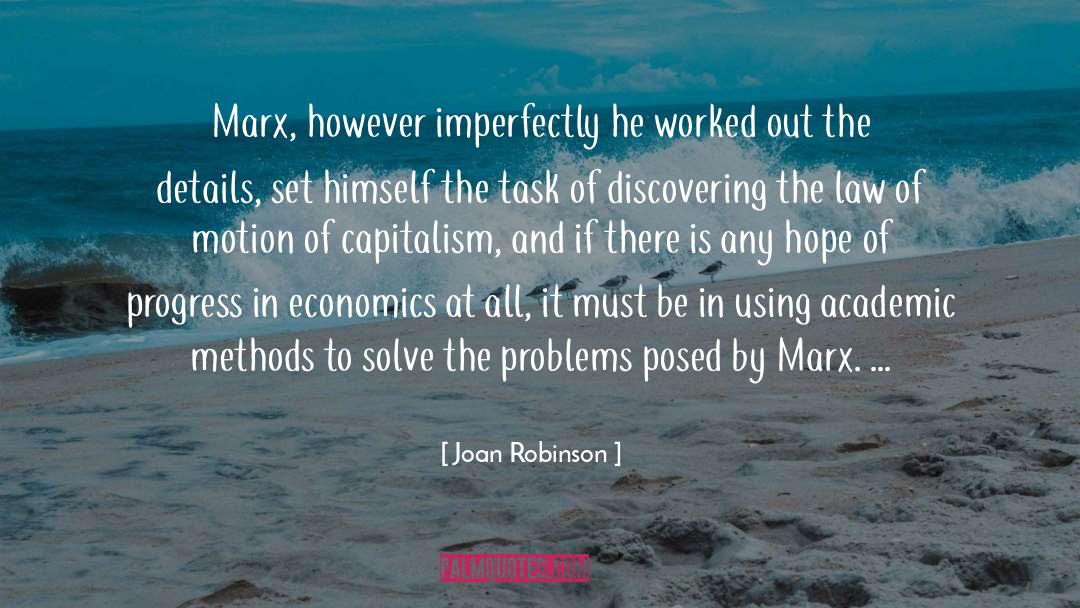 Anarcho Capitalism quotes by Joan Robinson