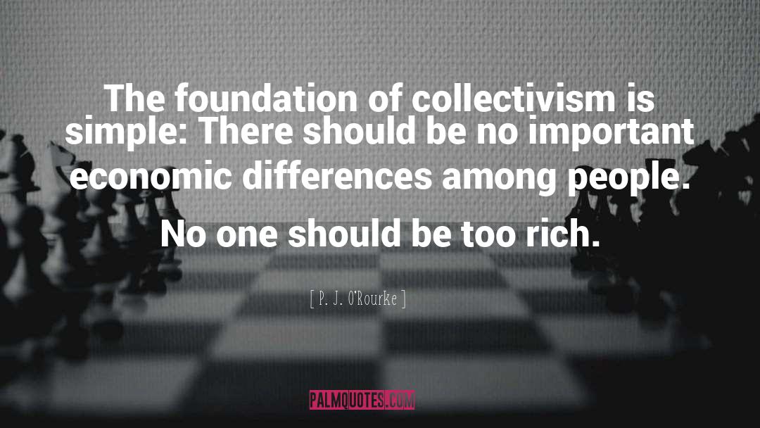 Anarcho Collectivism quotes by P. J. O'Rourke