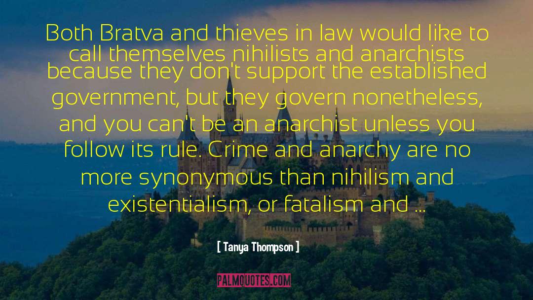 Anarchy In The Uk quotes by Tanya Thompson