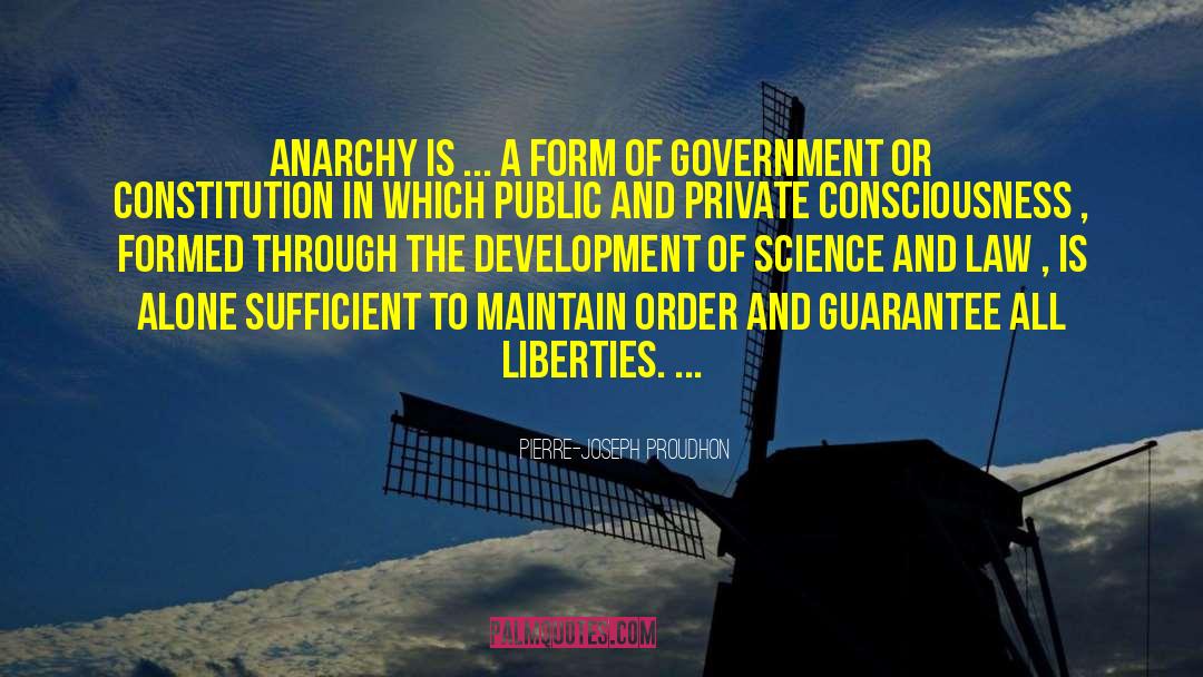 Anarchy quotes by Pierre-Joseph Proudhon