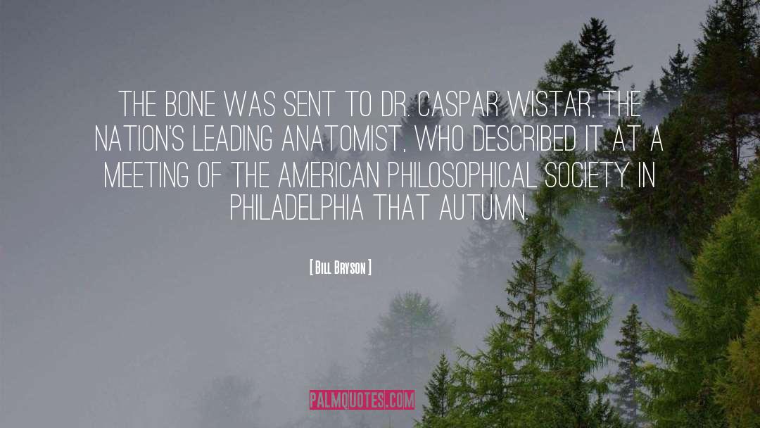 Anatomist quotes by Bill Bryson