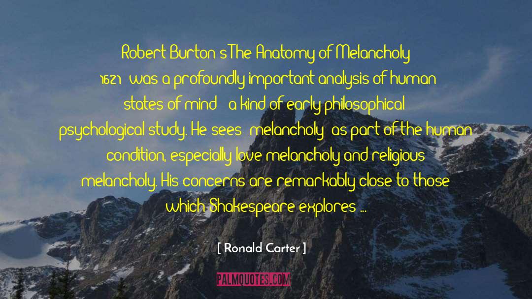 Anatomy quotes by Ronald Carter