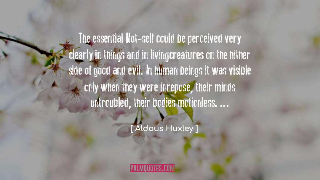 Anatta quotes by Aldous Huxley