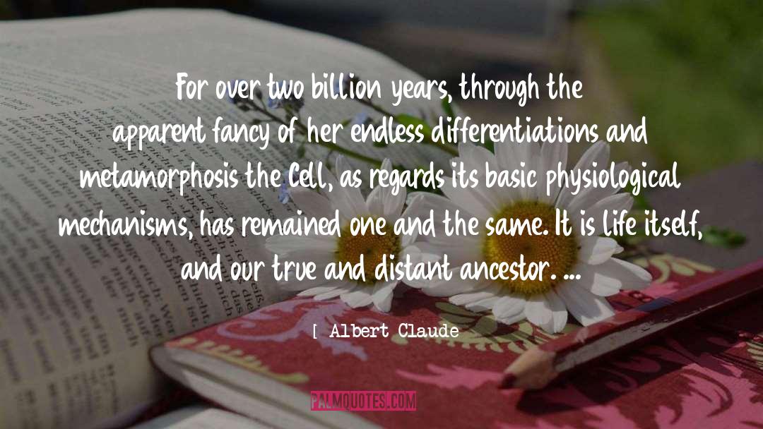 Ancestor quotes by Albert Claude
