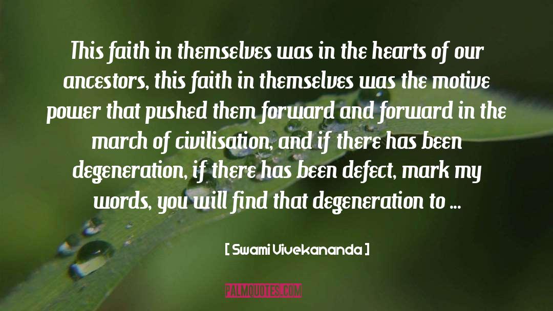Ancestor quotes by Swami Vivekananda