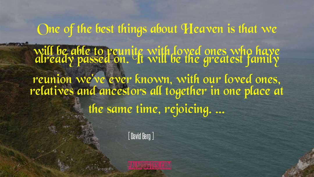 Ancestor quotes by David Berg