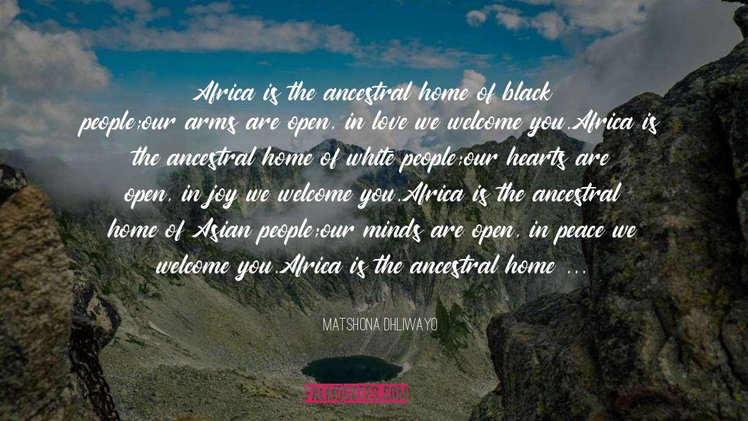 Ancestral quotes by Matshona Dhliwayo