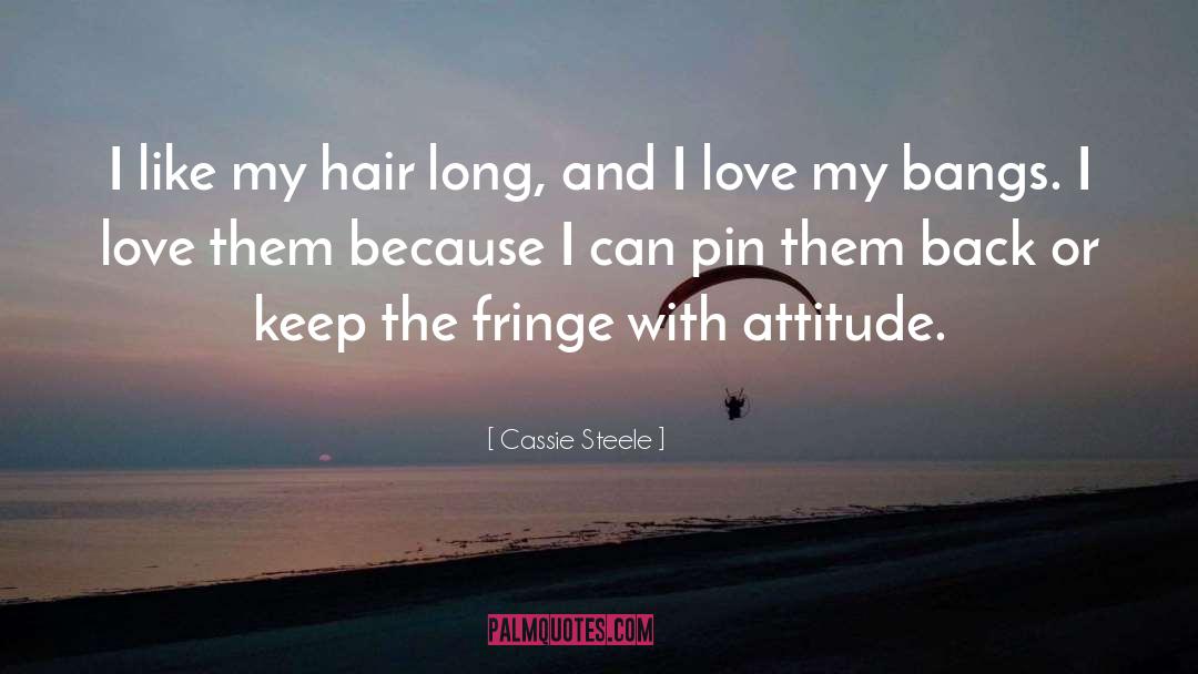 Ancestry And Attitude quotes by Cassie Steele