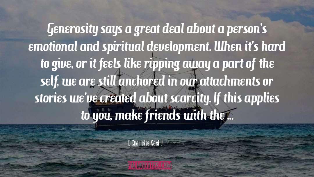 Anchored quotes by Charlotte Kasl