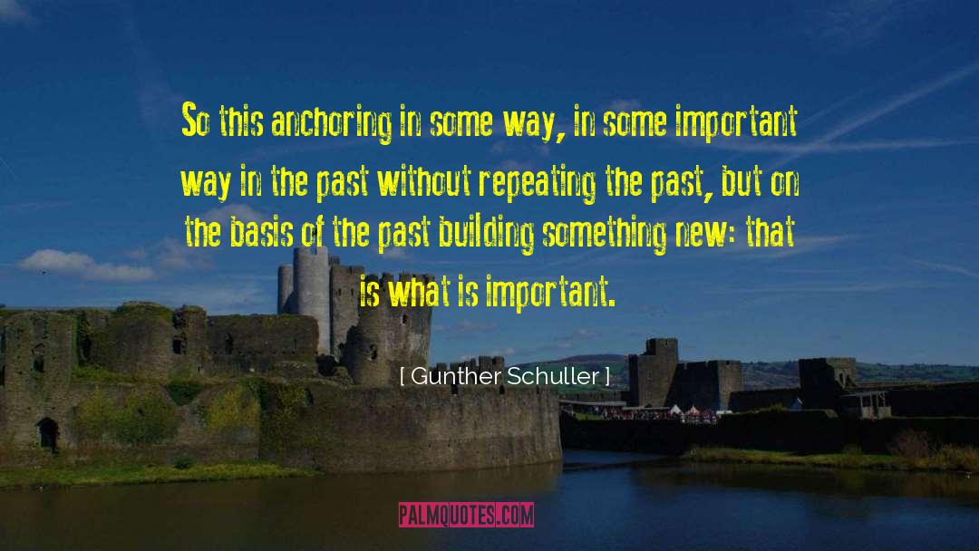 Anchoring quotes by Gunther Schuller