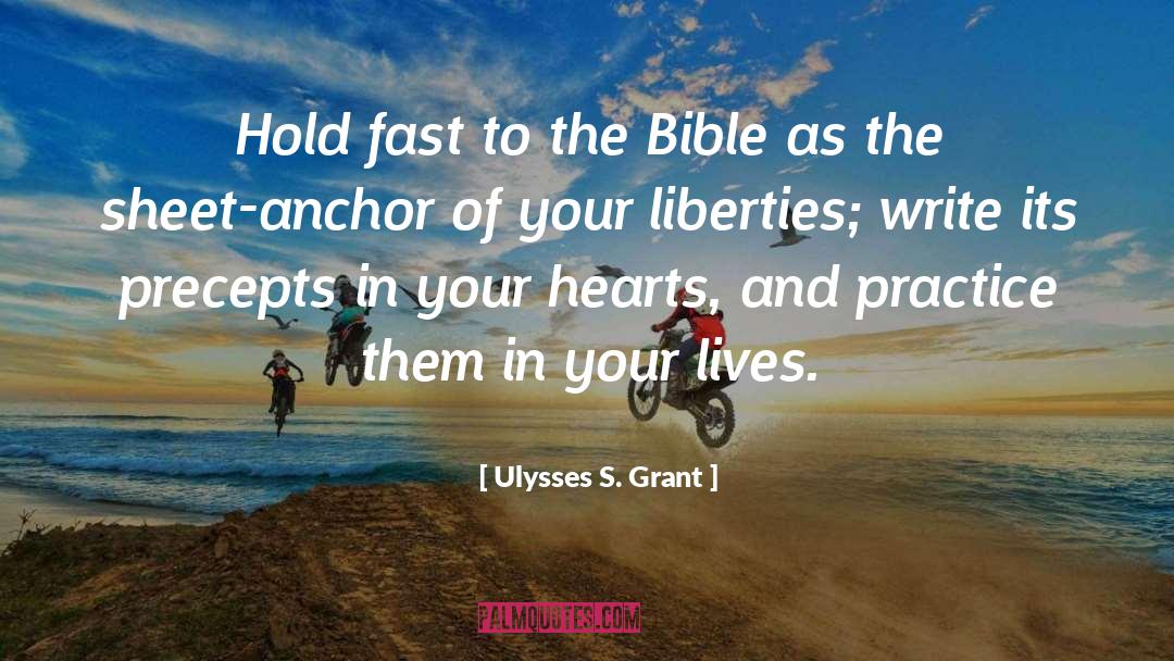 Anchors quotes by Ulysses S. Grant