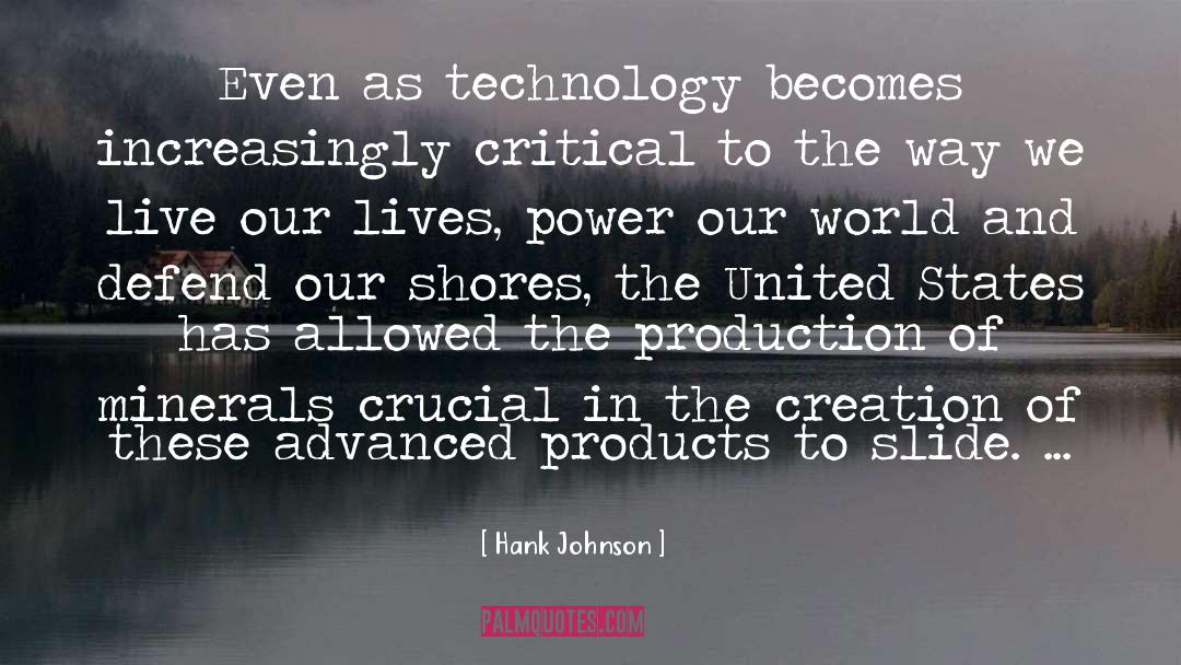 Ancient Advanced Technology quotes by Hank Johnson