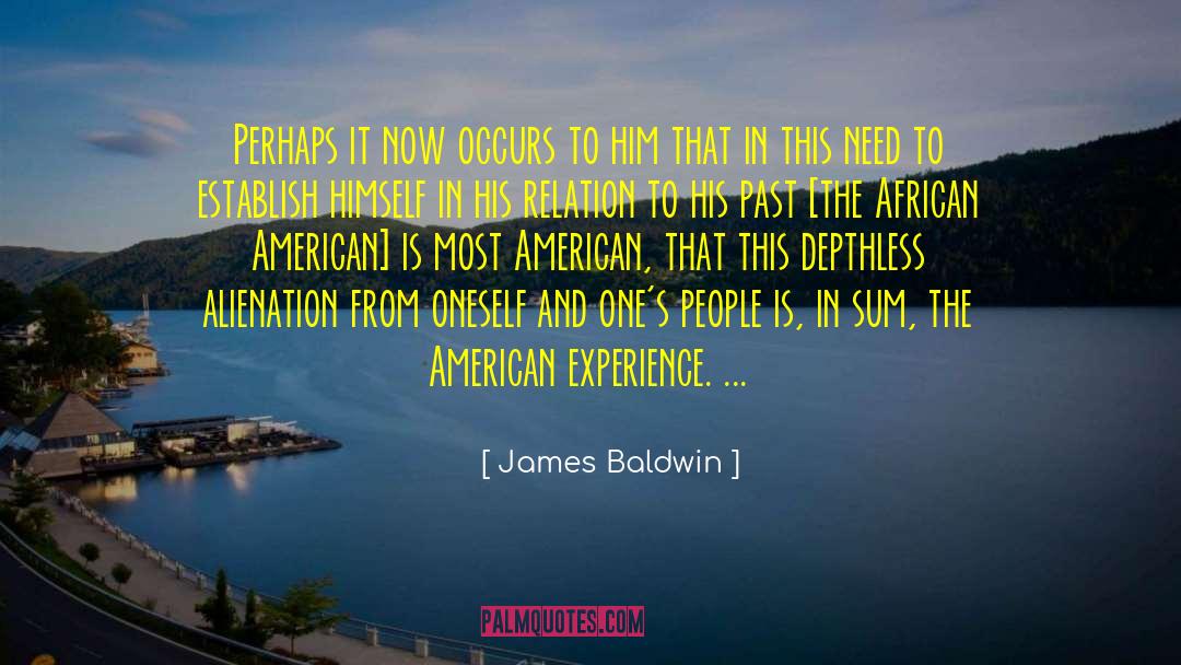 Ancient African History quotes by James Baldwin