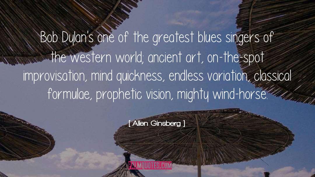 Ancient Art quotes by Allen Ginsberg